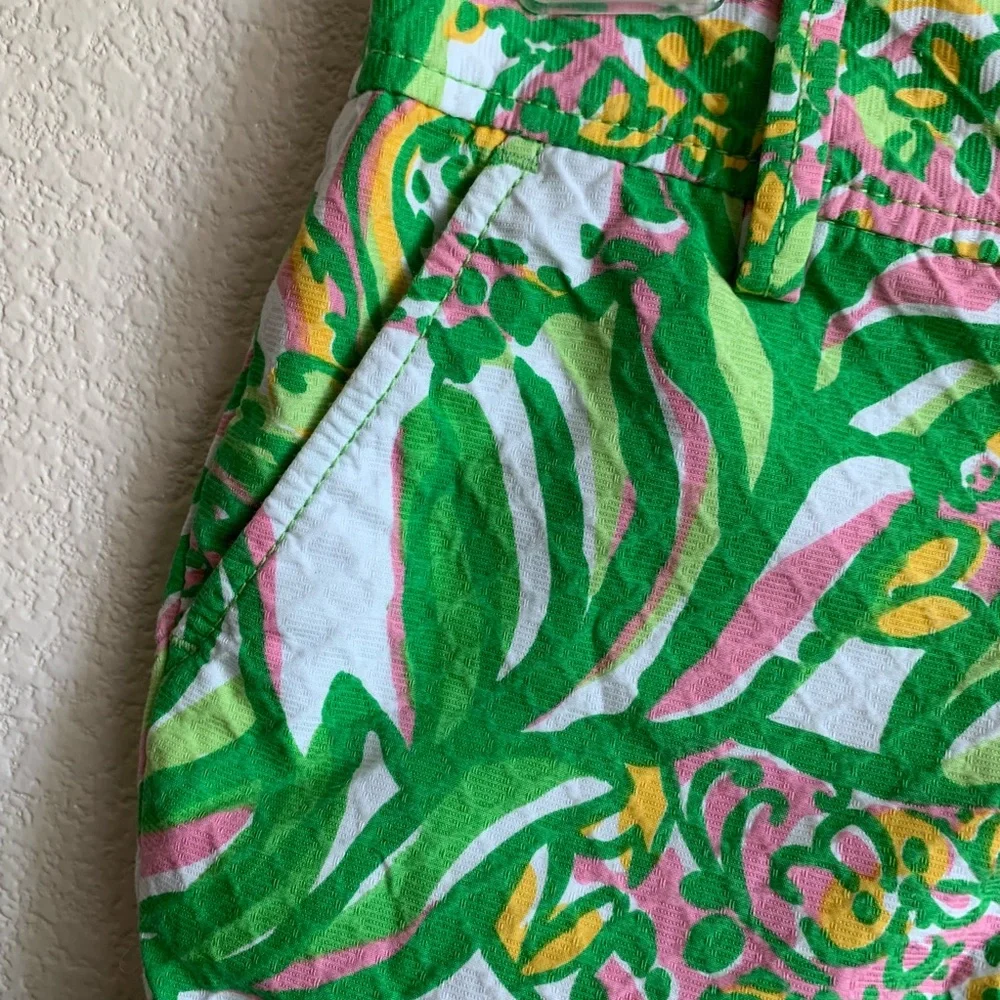 Lilly Pulitzer Cotton 00 Callahan‎ Short Seeing Pink Elephant